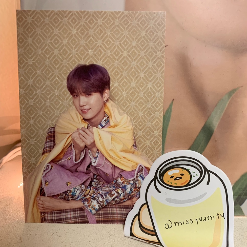 BTS Official Suga Postcard